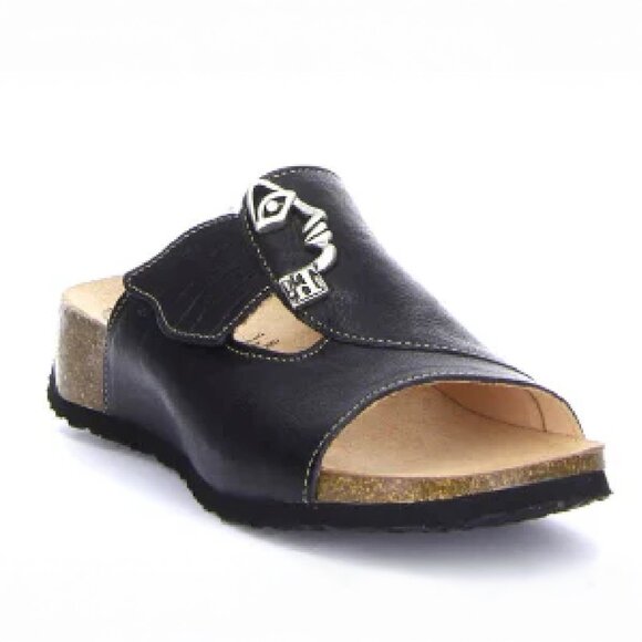 NIB - Think! MIZZI Sandals - Black - Picture 1 of 10